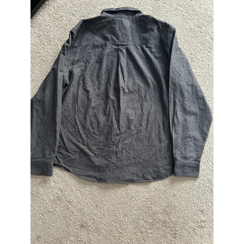 Woolrich Men's XL Sportsman Chamo Long Sleeve Button‎ Down Gray Outdoor Work